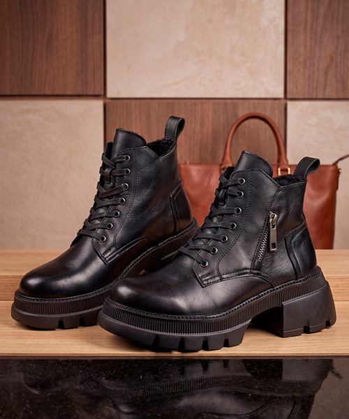 Botines Nigeria color negro para mujer